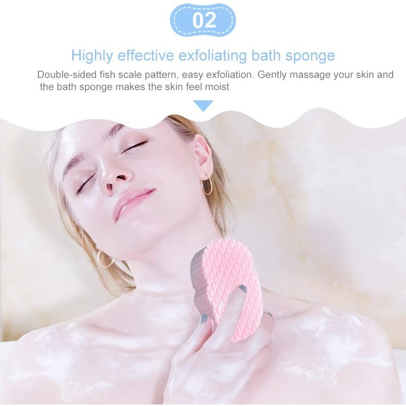 Ultra Soft Bath Sponge, Soft Exfoliating Bath Sponge, Spa Scrub