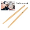 12 Pairs 7A Drumstick Maple Wood Oval Tip Anti Slip