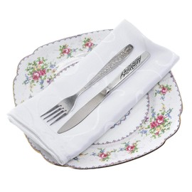 Trimming Shop Servietten für Küche, Esstisch, 10er-Pack (20 Zoll x 20 Zoll), 100% Polyester, hochwertige Tischservietten, Damast-Wirbelmuster, für Zuhause, Hotel, Hochzeit, Geburtstagsparty