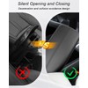Qnbes Central Console Armrest Storage Lid Cover Fit for Toyota