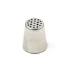Ateco Large Grass Tube Piping Tip, Round Opening, Silver, Stainless Steel