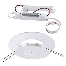 Knightsbridge Emergency Downlight, 3 W, Green,70-130mm