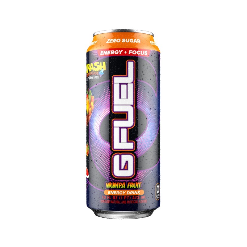 G Fuel Wumpa Fruit Energy Drink 16 Fl Oz Pack