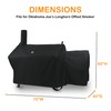 SUPJOYES Grill Cover for Oklahoma Joe's Longhorn Offset Smoker Grill,