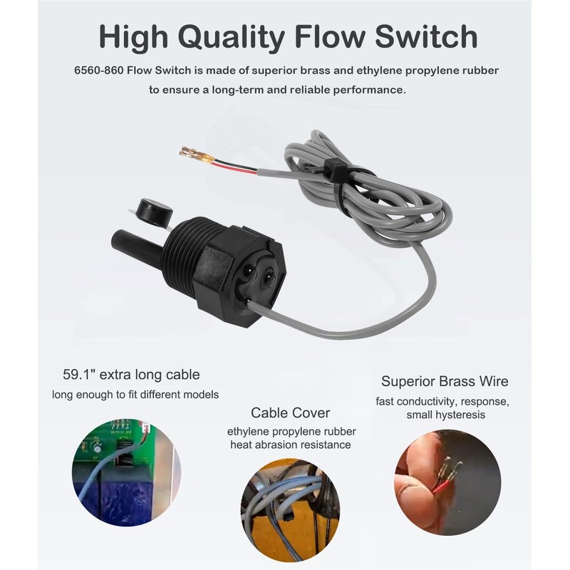 6560-860 Flow Switch for Sundance Spas and for Jacuzzi Hot