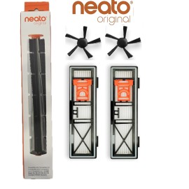 For Neato Original NEATO ROBOTICS SPIRAL BRUSH COMBO Filters Side D4 D6 D7 D8 D9 D10 D85
