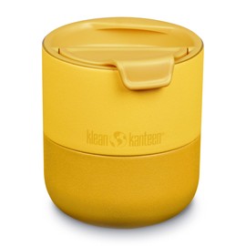 KleanKanteen RiseLowball 1010170 with Flip Lid in Old Gold, 237 ml, Stainless Steel, Leak-Proof