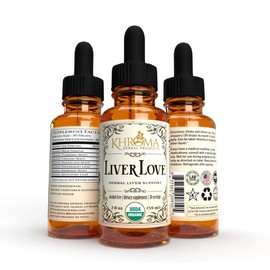 Khroma Herbal Products Liver Love - Organic Liver Support - 2 oz Liquid Dietary Supplement - Alcohol Free