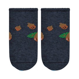 FALKE Unisex Baby Slipper Socks, Blue Melange 6875