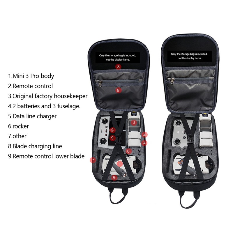 Drone Storage Bag for MINI 3 PRO Protective Foam Padded