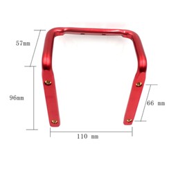 HOUSON Bicycle Double Bottle Cage Adapter for MTB/Road Bikes - Lightweight Aluminum with Quick Mount (128g)