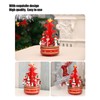 Christmas Music Box Wood Christmas Musical Box Xmas Decoration Gifts