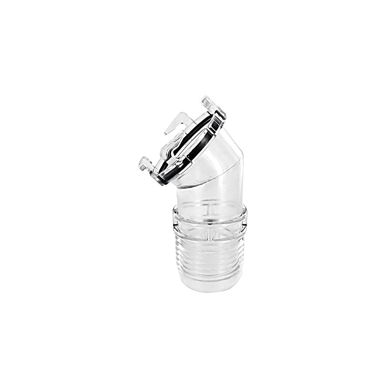 VALTERRA F02-3111 Clearview Hose Adapter - 45°, Threaded