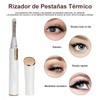 Rizador de Pestañas Eléctrico Térmico USB Curvador Portátil, Seguro y