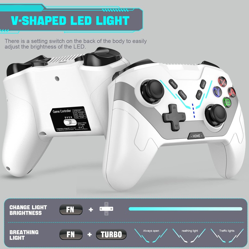 Diswoe Controller for Switch/Switch Lite/OLED Switch, PRO Alarm Controller with