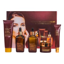Cuidado Facial Kit Caviar Tónico Serum Crema Colágeno 5pz F Normal