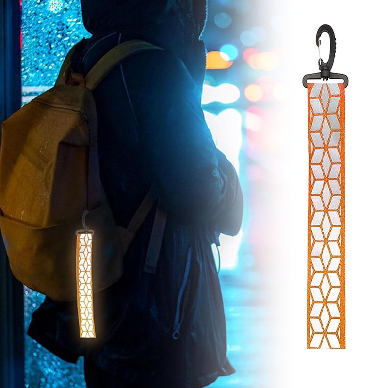 Reflective Pendant Reflective Bands Set, Strong Reflective Strips Running Reflectors