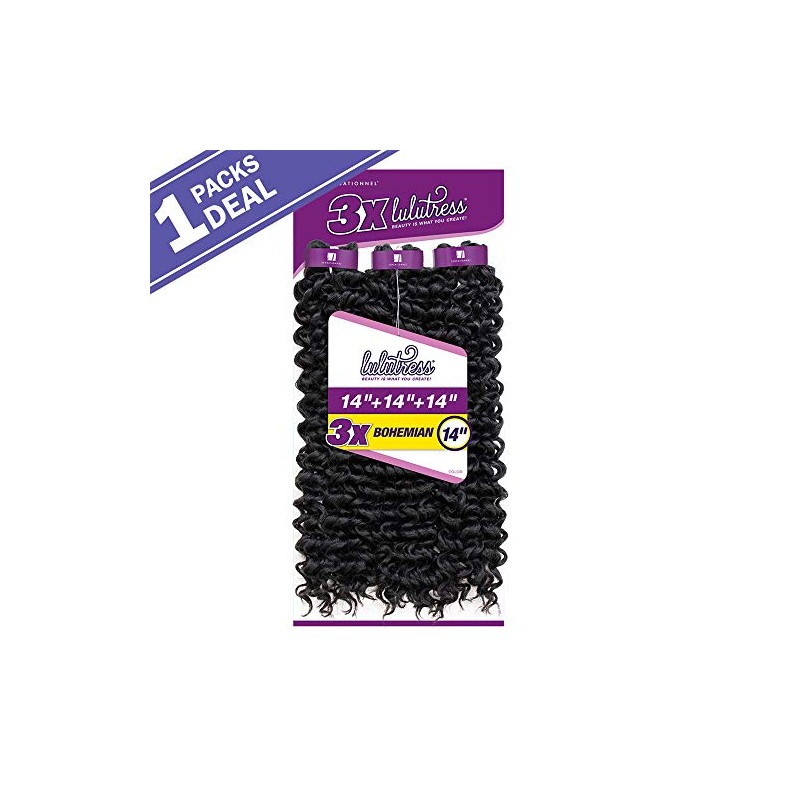 Sensationnel Crochet Braids Lulutress 3X Bohemian 14" (1-PACK, 1)