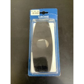 Grohe 6" Escutcheon Plate Cover. Black. 07542K00. @70