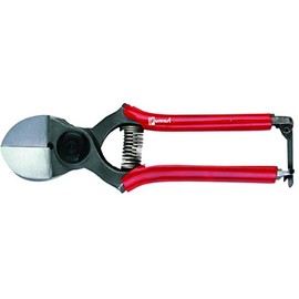 fumasi 230827 Shear Vine Professional Double Cut, Steel/Red, 190 mm