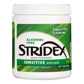 Dead skin sebum Stridex sensitive pads 90 sheets / 각질피지 스트라이덱스 센시티브 패드 90매
