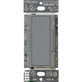 Lutron Maestro Electronic Low Voltage Digital Fade Dimmer Switch, Multi-Location, 600-Watt, MAELV-600-GR, Gray