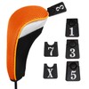 Andux Golf 460cc Driver Fairway Wood Club Head Covers 3pcs/Set