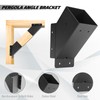 8 Pcs Pergola Brackets , 45-Degree Angle Pergola Bracket, Gazebos