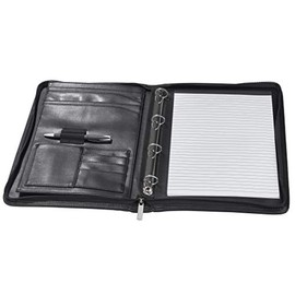 Briefcase, writing case, briefcase, black 35 x 27 x 4 cm Bowatex, black, briefcase