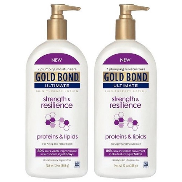 Gold Bond Ultimate Skin Therapy Lotion, Strength & Resilience 13 oz Pack of 2
