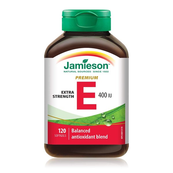 Jamieson Balanced Vitamin E Complex 400IU 120 Softgels