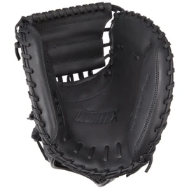 ZETT BSCB56912A Lightex Soft Baseball Catcher Mitt, Right Toss, Black (1900)