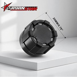 RYANSTAR RACING Radio Knobs Replacement for Toyota Tacoma V1 2020-2023 2 Pack 3rd Gen Tacoma Interior Accessories Upgraded Knobs