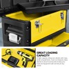 Auto Dynasty Stackable Tool Box 3-Tier Tool Separate Organizer Rolling