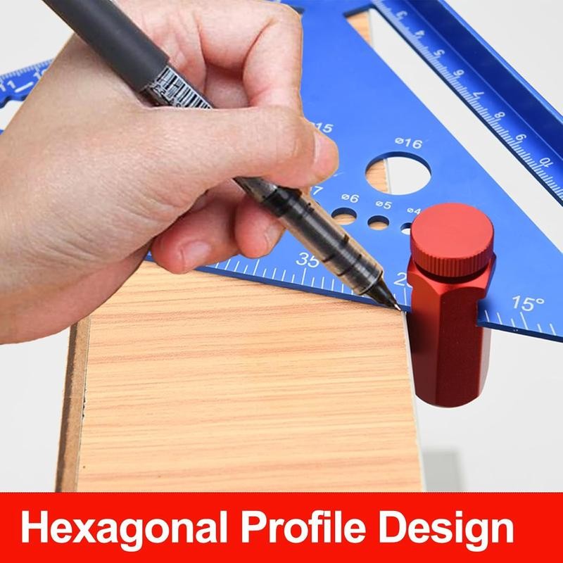 Tall Stair Gauges for Framing Square with Holder and Hook,