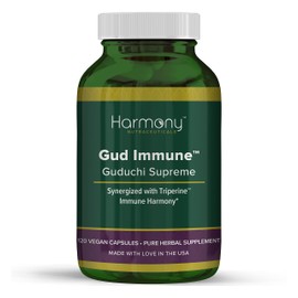 Harmony Nutraceuticals Guduchi Supreme, Highest Potency, Dr. Gumman's Ayurvedic Herbal Immune Support, Organic, 120 Vegan caps, Maximum Bio-Availability