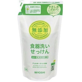 [Bulk Purchase] Additive-Free Dishwashing Soap Refill, 11.8 fl oz (350 ml) x 2 Sets