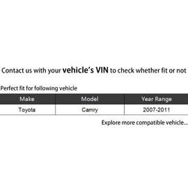 HHCM 12pc Front Lower Control Arm Kit for Toyota Camry 2007-2011 (USA Built Model Only), Front Lower Control Arm K620333 K620334 + Lower Ball Joint + Front Rear Sway Bar + Outer Inner Tie Rod End Kit