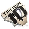 2pcs V10 Triton Emblems, Decals Stickers Emblem Badge Replacement for