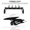 DREAMIZER Gloss Black Detachable Stealth Luggage Rack Compatible for Harley