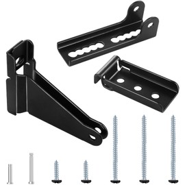 Reinforced Storm Door Closer Bracket, Screen Door Closer Replacement Part, Compatible with Andersen, Emco, Larson,Pella,40201 Door Repair Kit, for Wind Protection and Protecting Doors (Black)