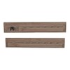HJ Scott 6-Cue Modern Rustic Antique Solid Wood Wall Mount