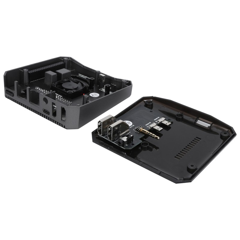 For Raspberry Pi 4B Case Aluminum Alloy Cooling Shell Metal