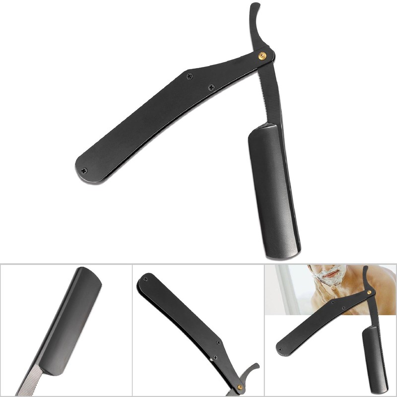 Men Shaving Knife Stainless Steel Folding Barber Razor Shaver Beard