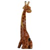 ART-CRAFT Wooden Giraffe Wood Carving Painted Miniature Height 20 cm