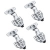 Bohaner 4 Pcs 165 Degree Corner Cabinet Hinges with Damper