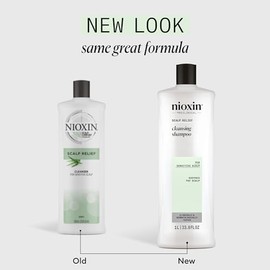 Nioxin Nioxin Scalp Relief Cleansing Shampoo | For Sensitive Scalp | Made with Aloe Vera and Vitamin E | 33.8 Fl oz.