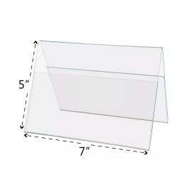 Marketing Holders 4 Pack A Frame Sign Holder Each Side Holds 7" x 5"  Double Sided Table Tent