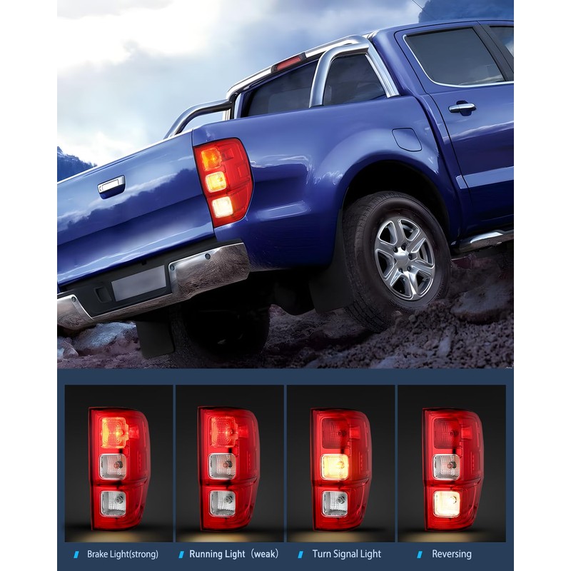 Nilight Tail Light Assembly Compatible with 2019 2020 2021 2022