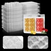 FVIEXE 150 Pack Wax Melt Containers Molds, 6 Cavity Plastic